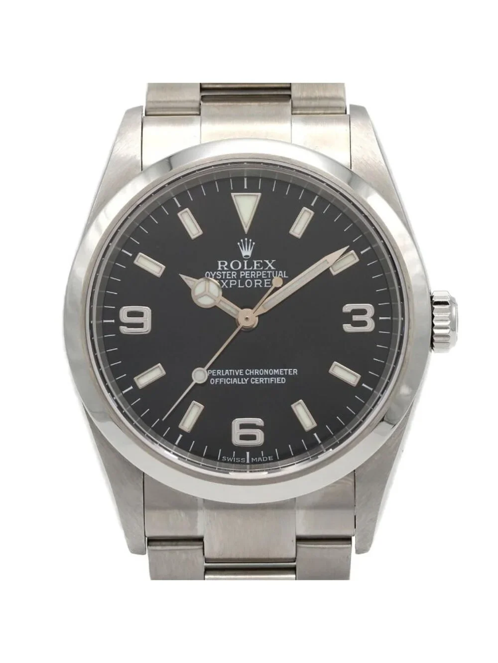 Rolex Explorer-i SS Automatic Winding Number Watch